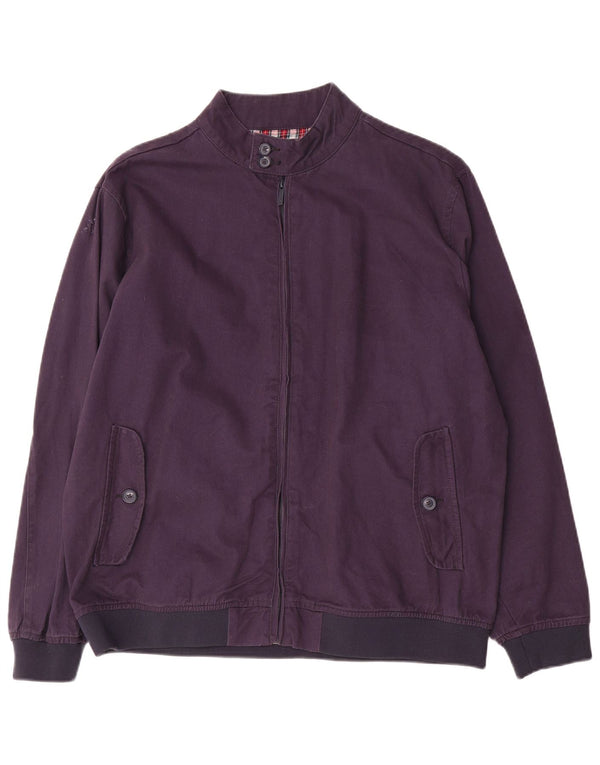 Pierre Cardin Chaqueta Bomber para Hombre UK 40 Grande Azul Marino Algodón