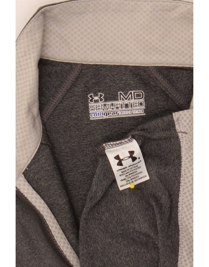 Under Armour Cold Gear Pullover Chándal Top Gris Medio Colorblock