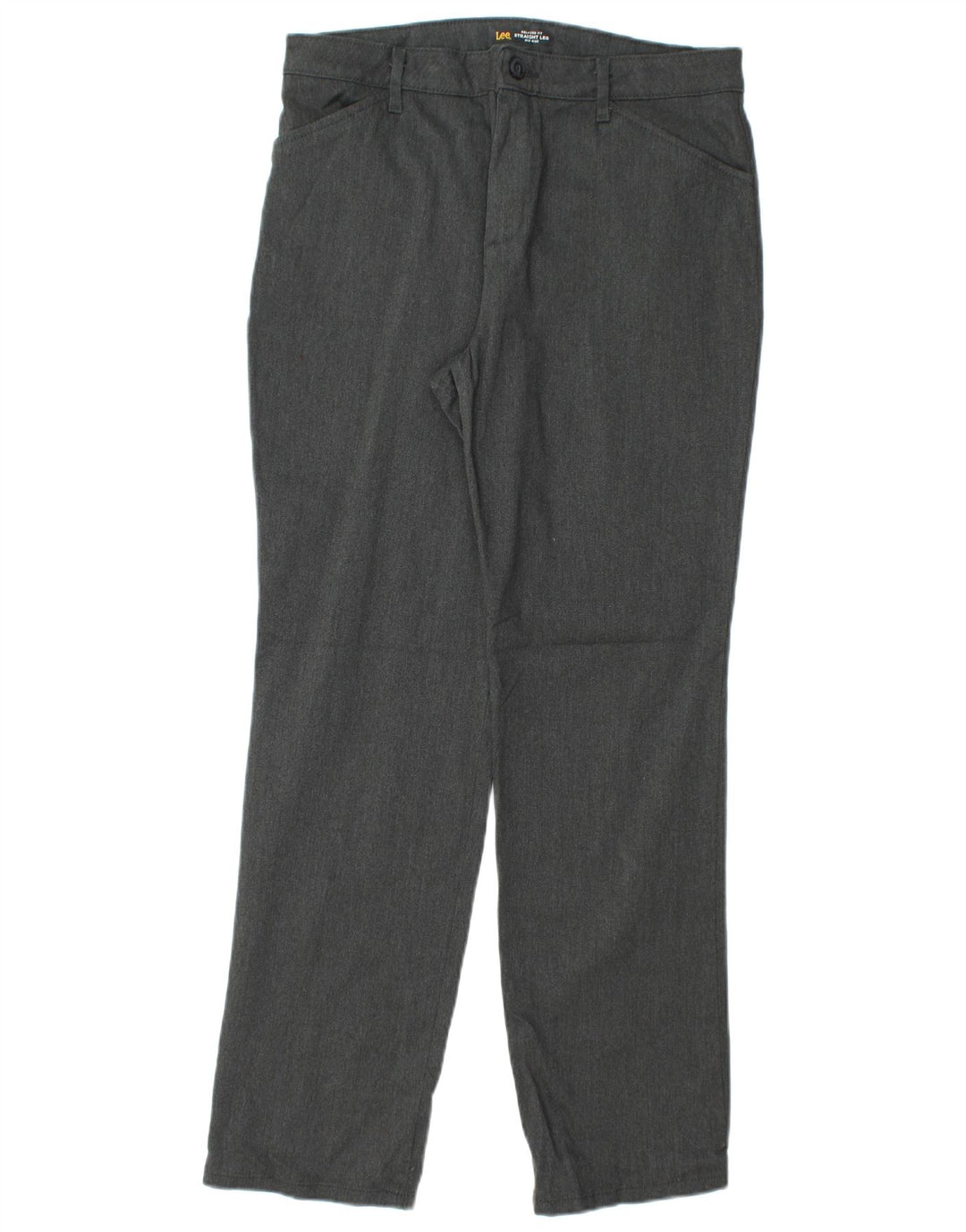 LEE Pantalones casuales de talle medio para mujer, ajuste relajado, US 8 Medium W30 L30 Gris