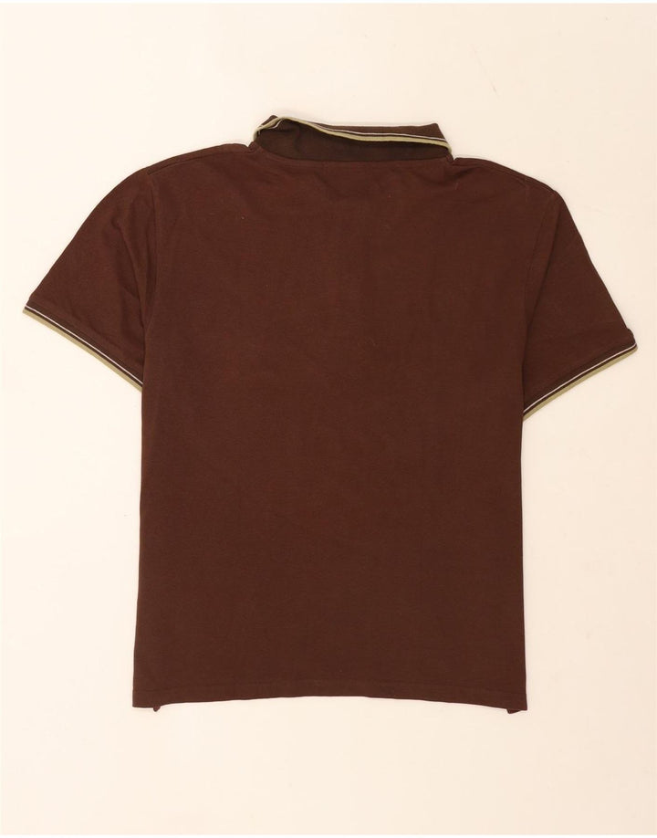 Polo Trussardi Hombre XL Marrón Rayas