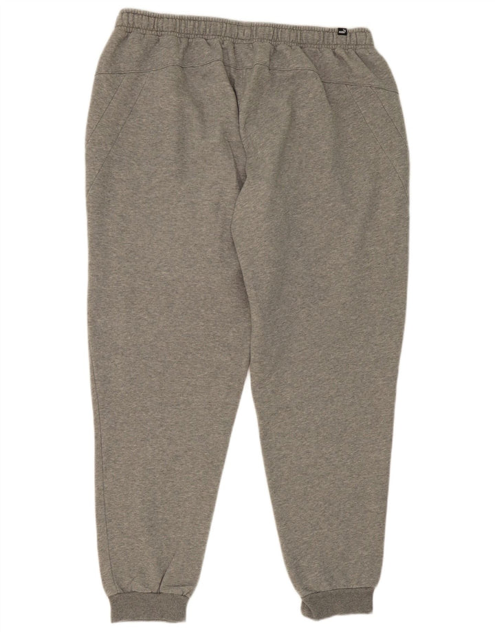 PUMA Pantalón de chándal gráfico para hombre Joggers 2XL Algodón gris