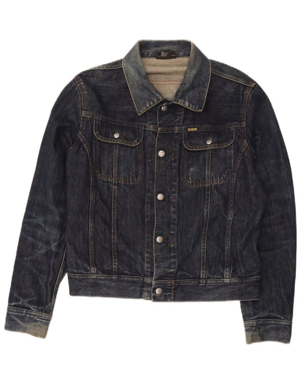 Diesel Chaqueta Vaquera para Mujer UK 44 Mediana Azul Marino Algodón