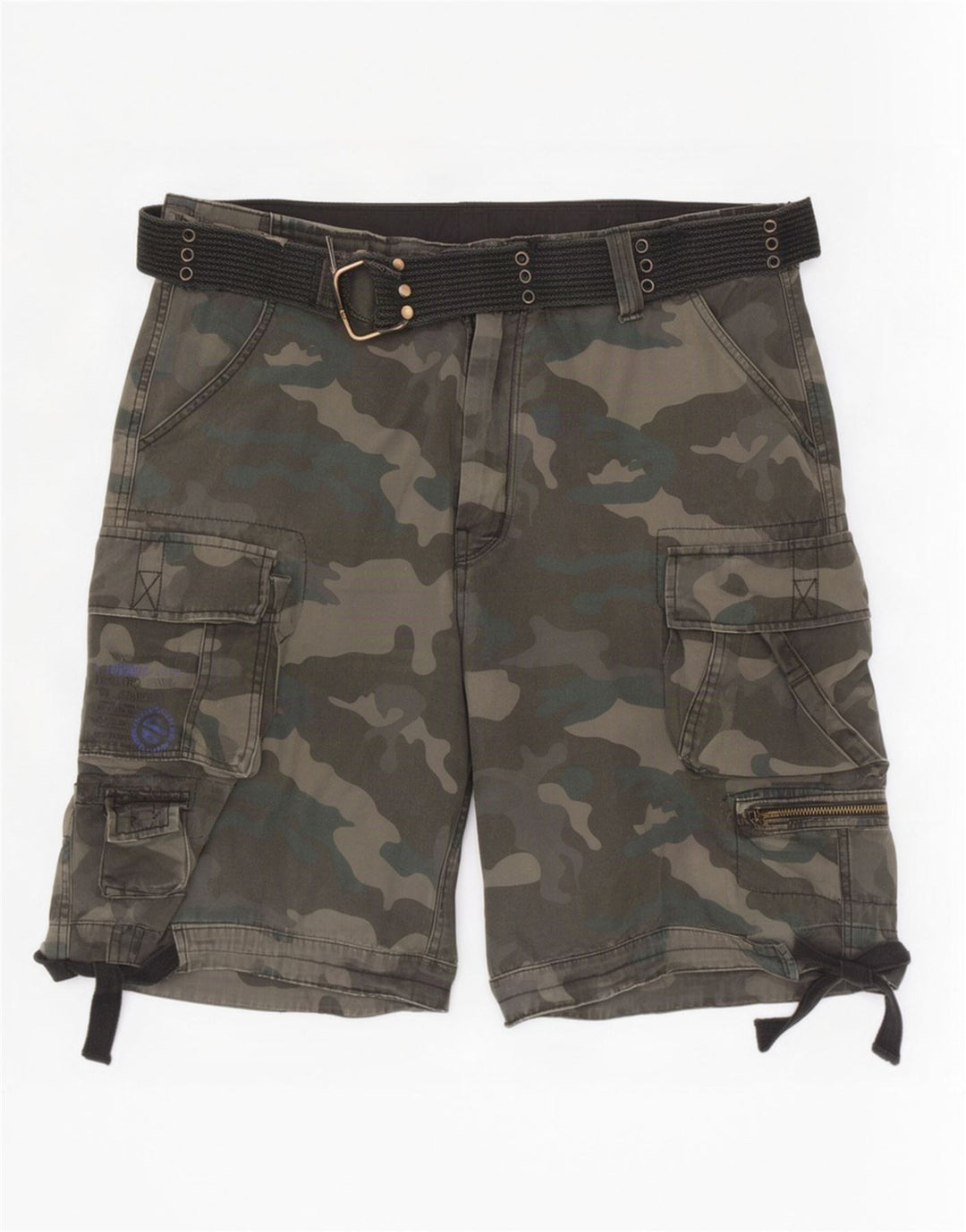 Brandit Pantalones cortos tipo cargo para hombre 3XL W40 Camuflaje verde