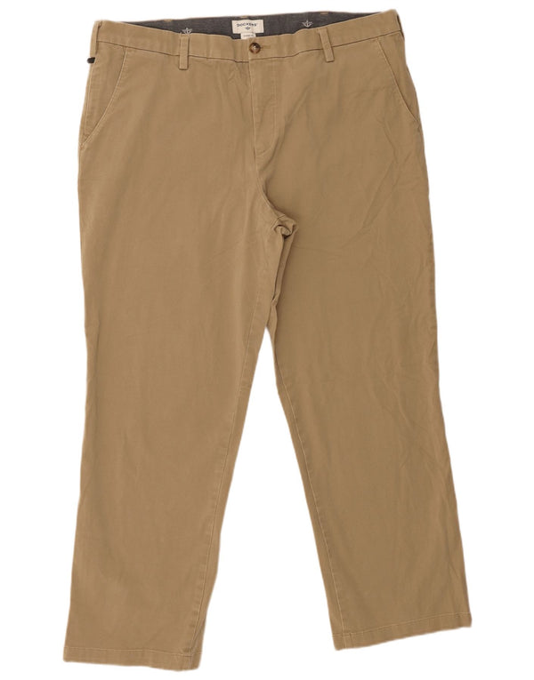 Dockers Pantalón chino recto de corte clásico para hombre W40 L29 Algodón beige