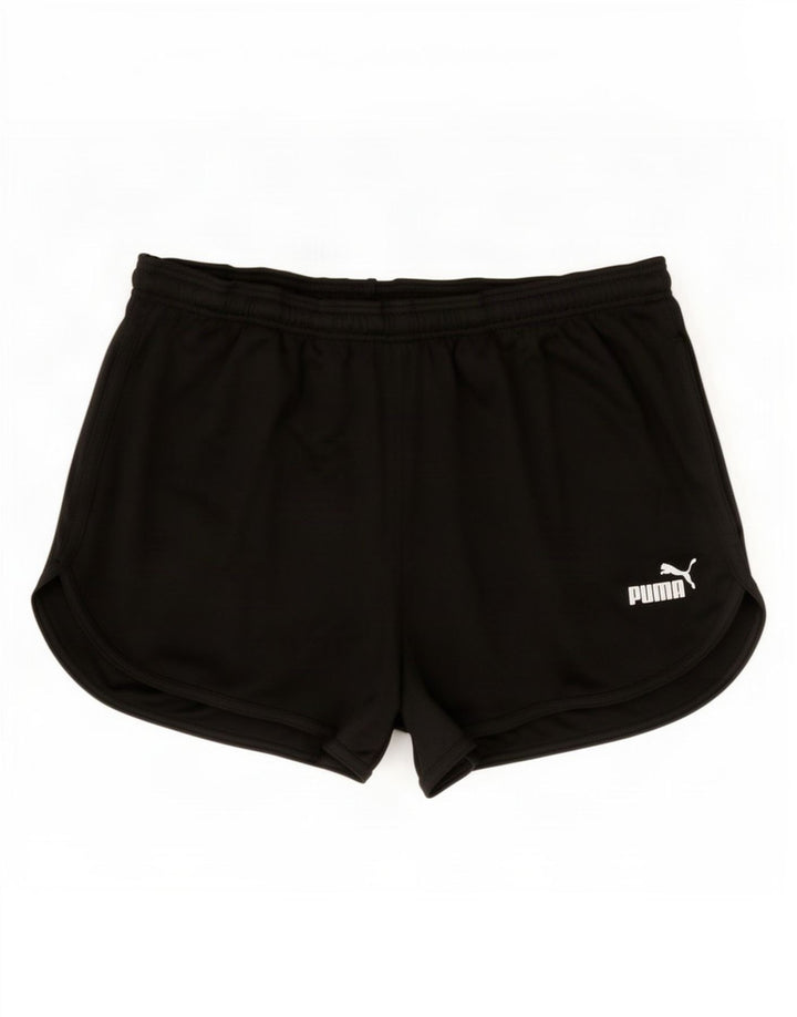 Puma Pantalones cortos deportivos para mujer ES 40 XL Poliéster negro