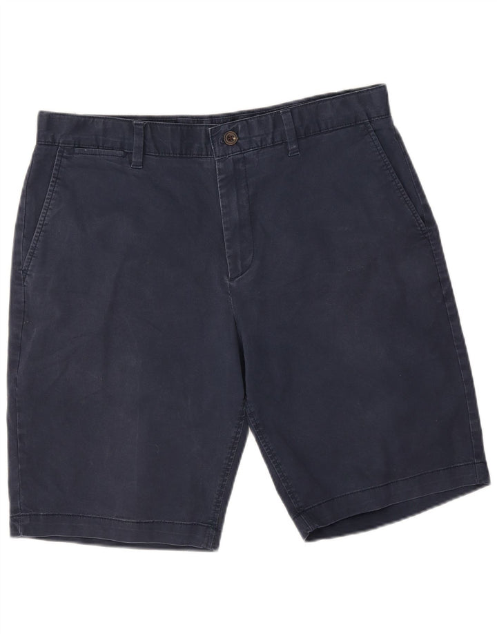 John Lewis Pantalones cortos chinos regulares para hombre W36 Algodón azul marino grande