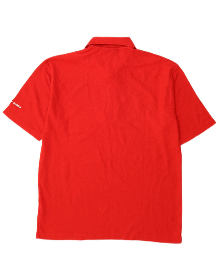 Polo Umbro Hombre XL Poliéster Rojo