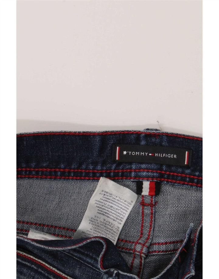 Vaqueros Tommy Hilfiger Bleecker Slim para mujer W13 L28 Algodón azul