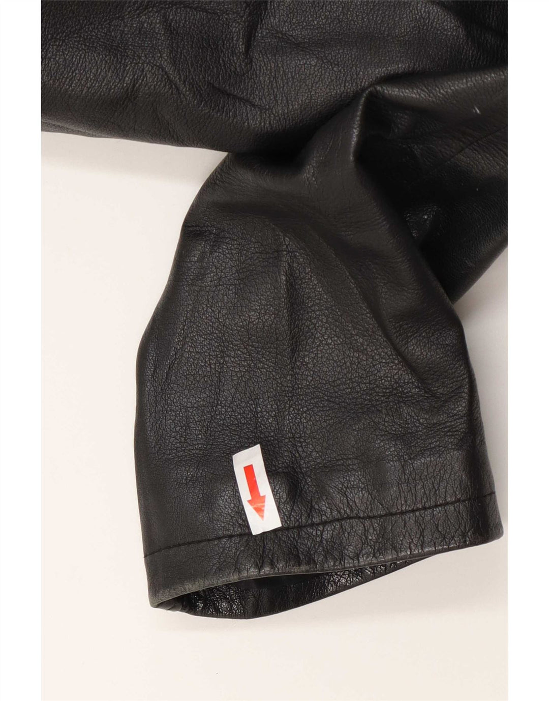 Chaqueta de cuero vintage para mujer UK 44 Medium Black