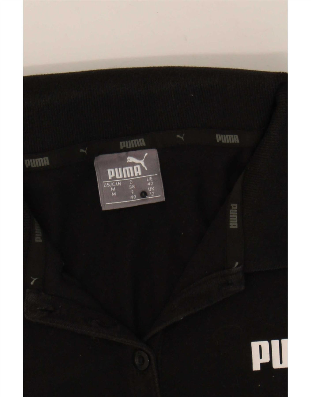 Puma - Polo para mujer (talla 40), color negro