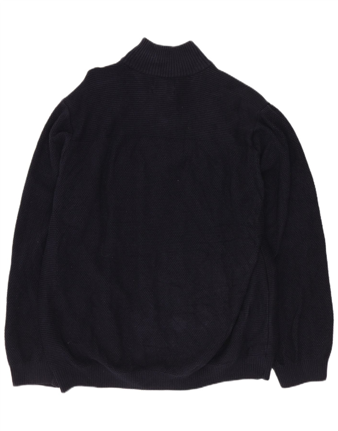 MARKS & SPENCER Suéter tipo cárdigan para hombre 2XL Algodón azul marino