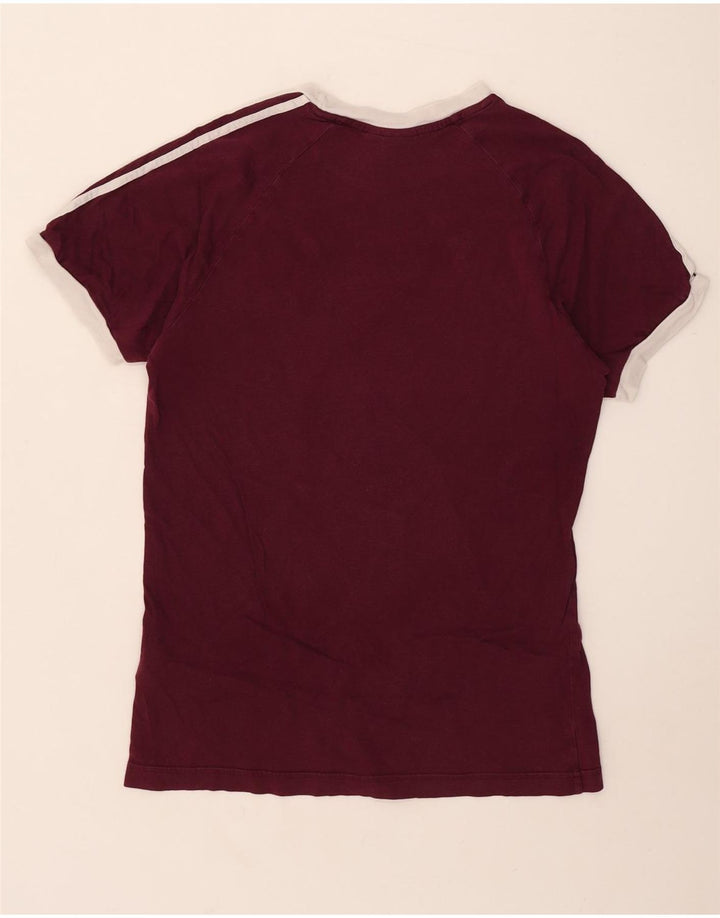 Camiseta Adidas Hombre Top Medium Borgoña Algodón