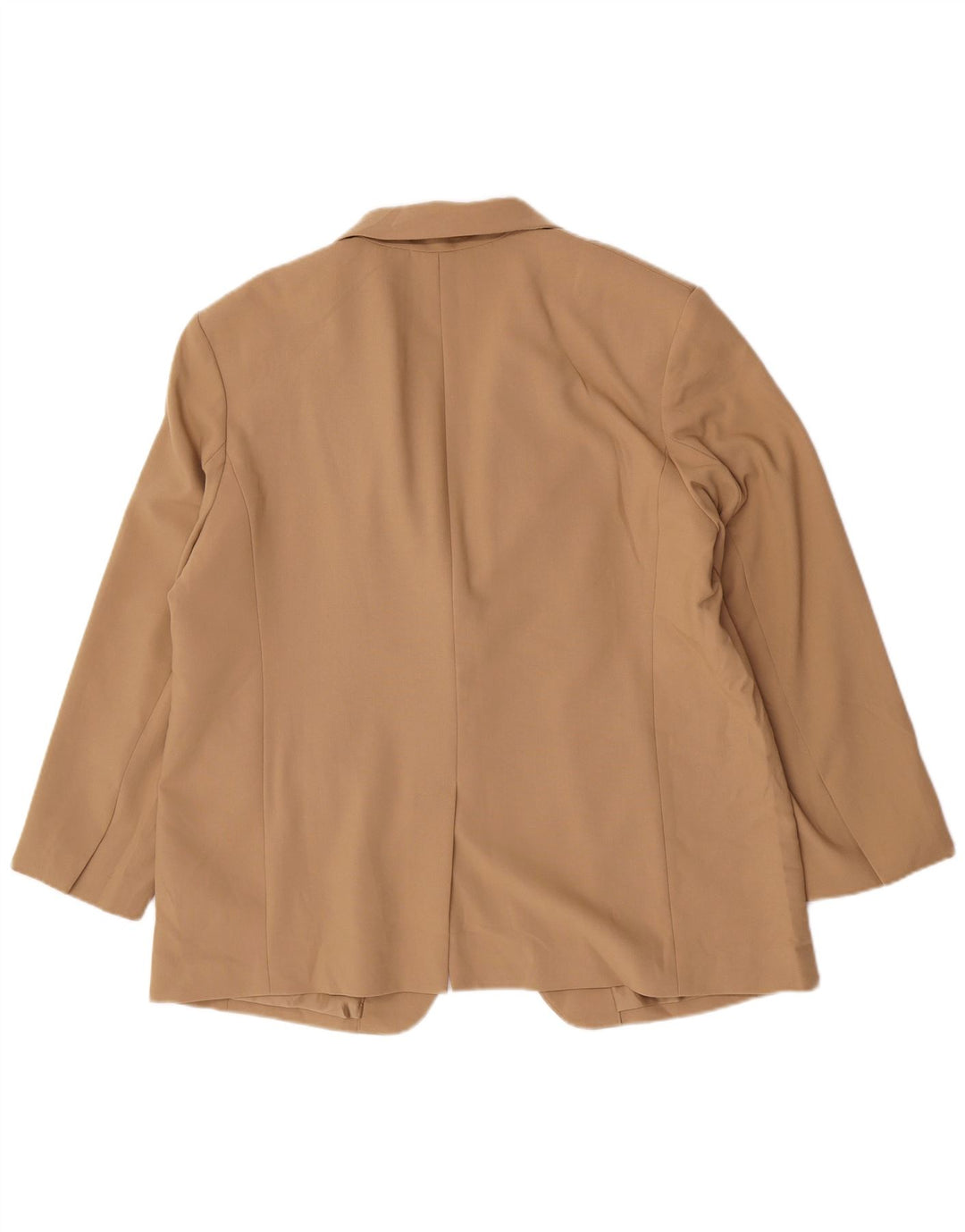Marks & Spencer Chaqueta tipo blazer con 1 botón para mujer UK 40 XL Poliéster beige