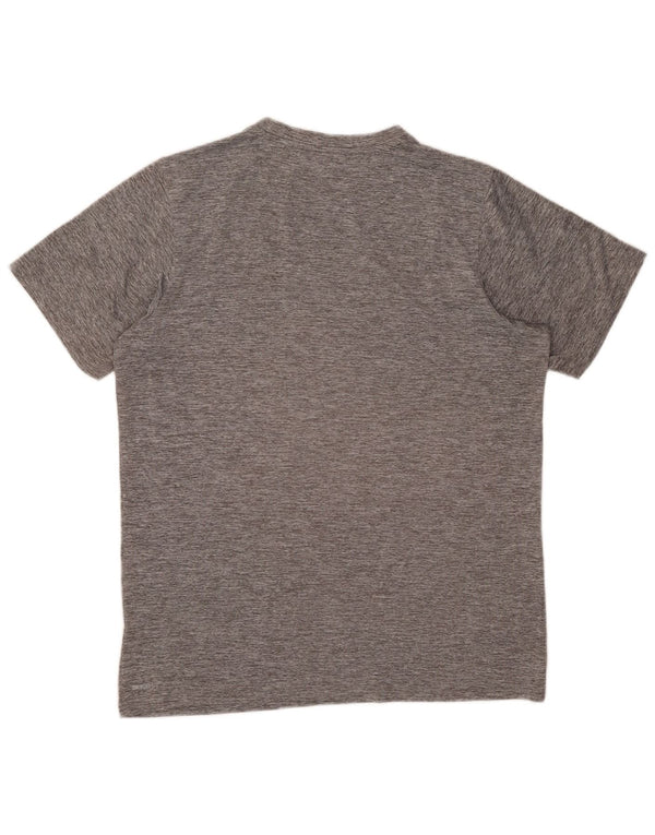 Puma Hombre Camiseta Gráfica Top Gris Medio
