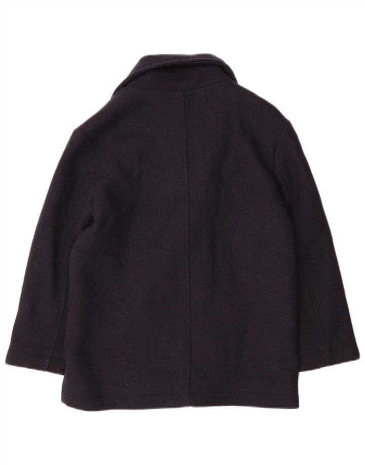 Zara Chaquetón Niño 9-10 Años Lana Azul Marino