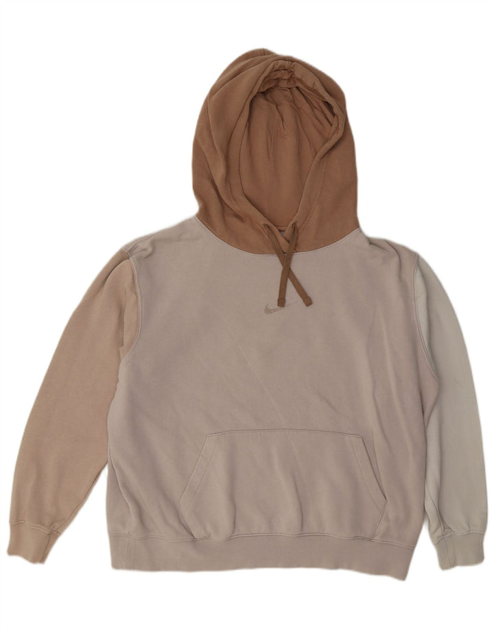 Nike - Jersey con capucha extragrande para mujer, talla 40, talla mediana, multicolor