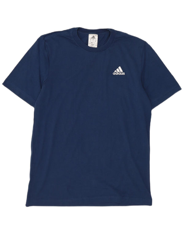 Adidas Hombre Camiseta Top Small Azul Marino Algodón
