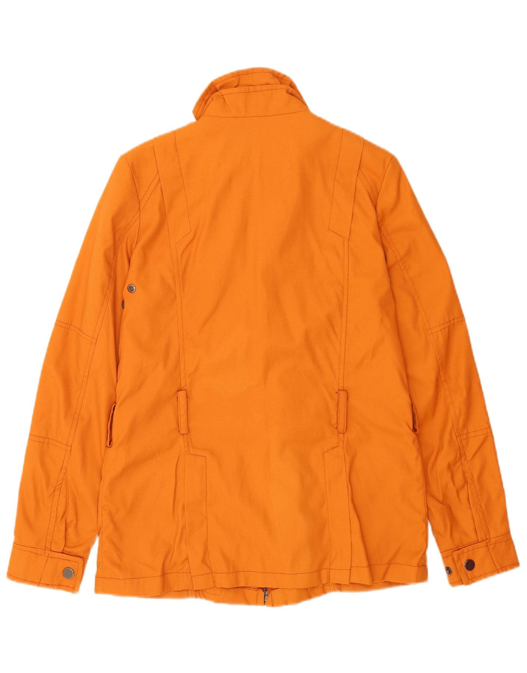 Zara Mujer Chaqueta Utilitaria UK 10 Small Naranja Nylon