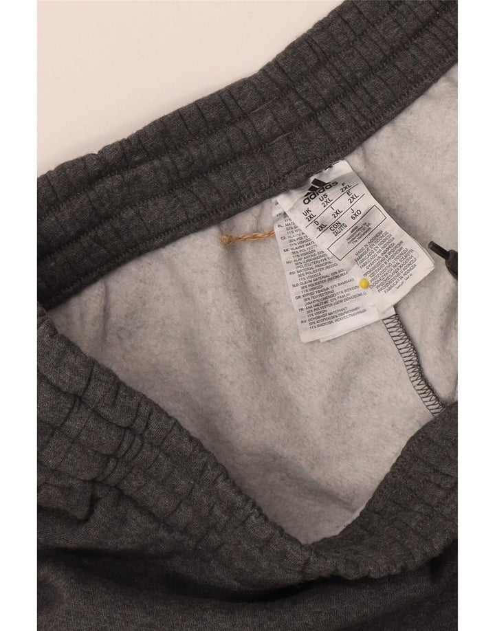 Adidas Mens Graphic Chándal Pantalones Joggers 2XL Gris Poliéster