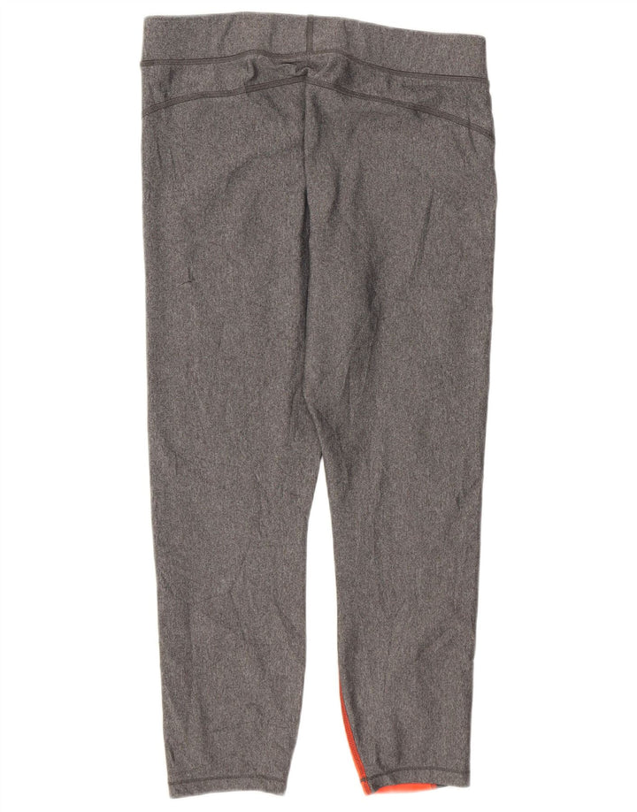 Under Armour Leggings capri para mujer UK 44 Poliéster geométrico gris grande