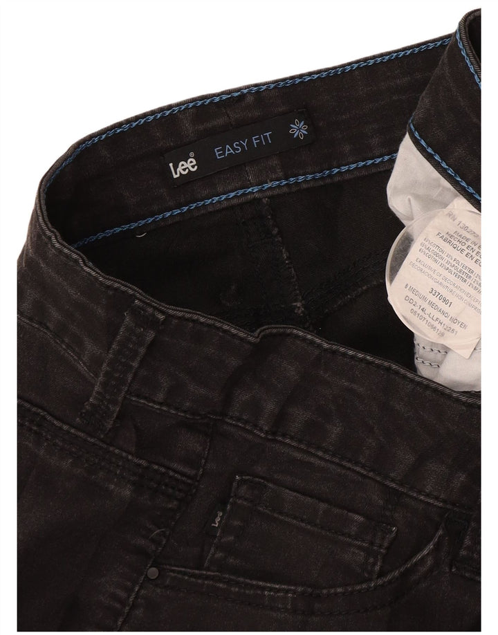 Lee Jeans Capri de Ajuste Fácil para Mujer US 8 Medium W28 L21 Algodón Negro