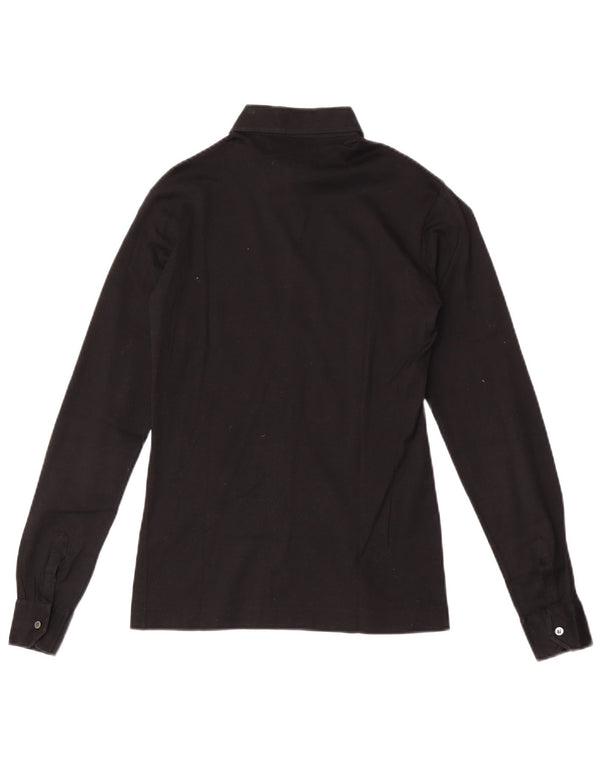 Vintage mujer camisa Reino Unido 10 pequeño negro