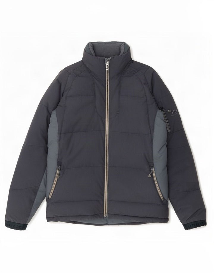 Helly Hansen Chaqueta acolchada para hombre UK 36 Small Azul marino Colorblock Nylon