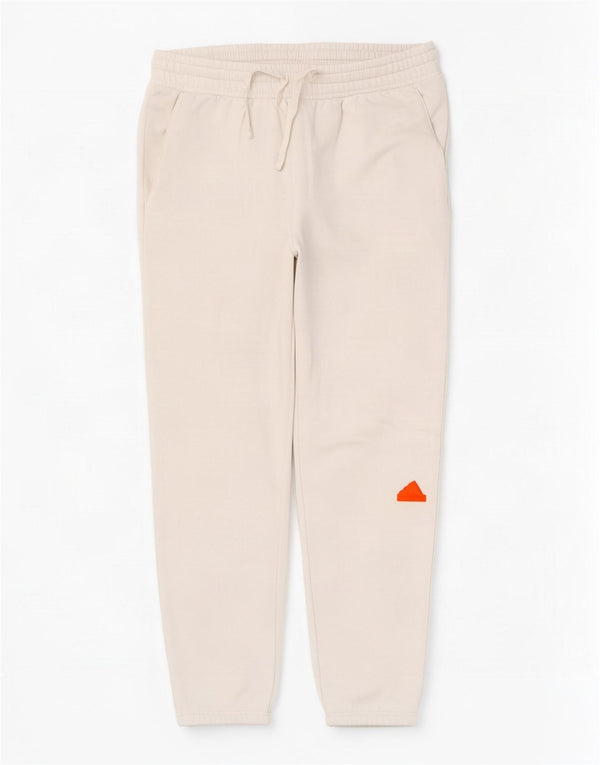 Adidas Hombre Pantalones De Chándal Joggers Grande Blanco Algodón