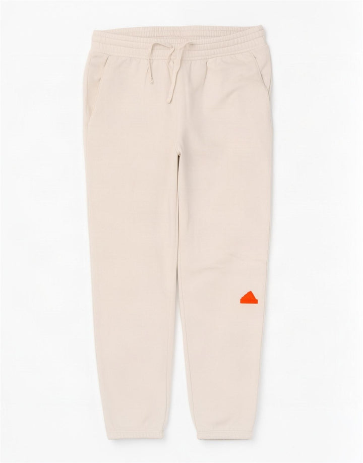 Adidas Hombre Pantalones De Chándal Joggers Grande Blanco Algodón