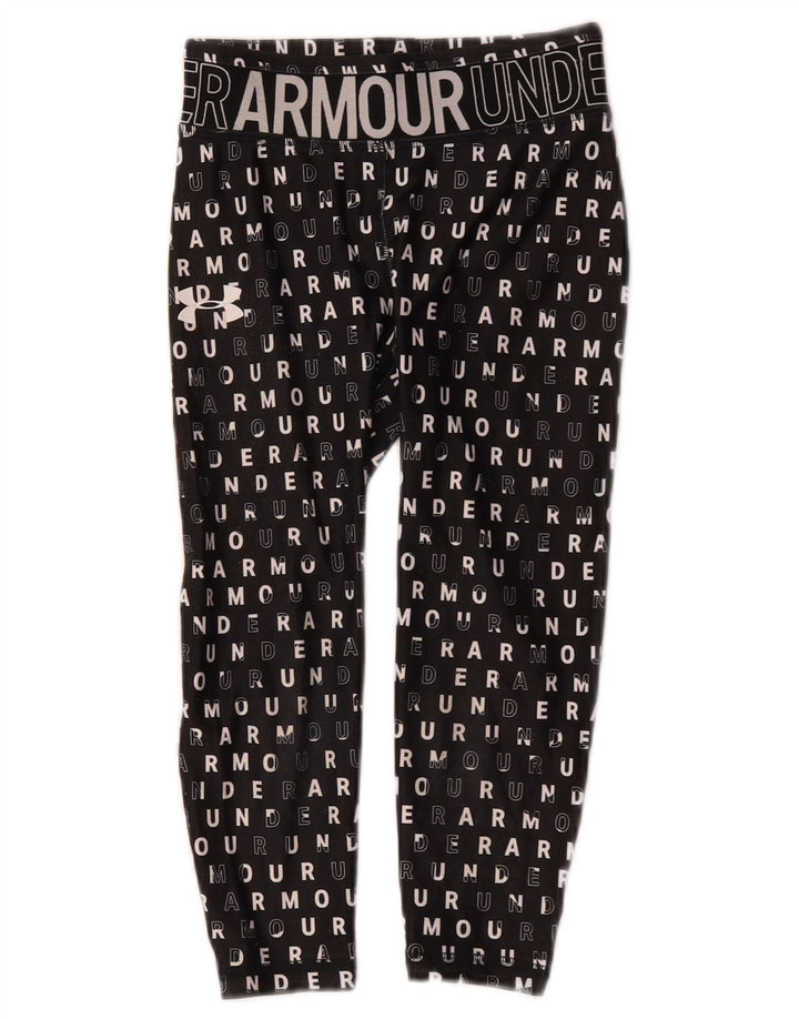 Under Armour Leggings gráficos para niñas 7-8 años Small Negro Poliéster