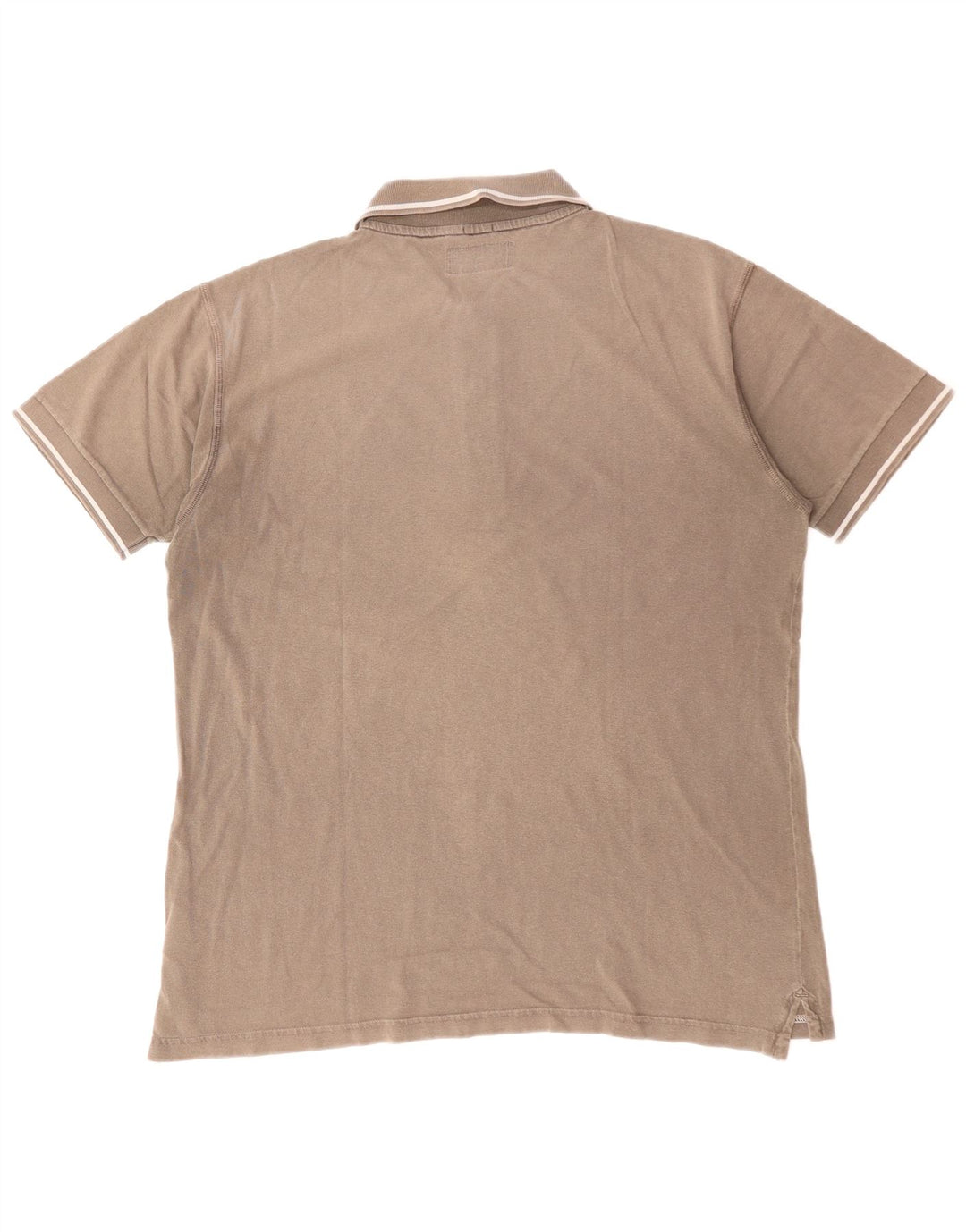 MARLBORO CLASSICS Polo para hombre grande de algodón marrón