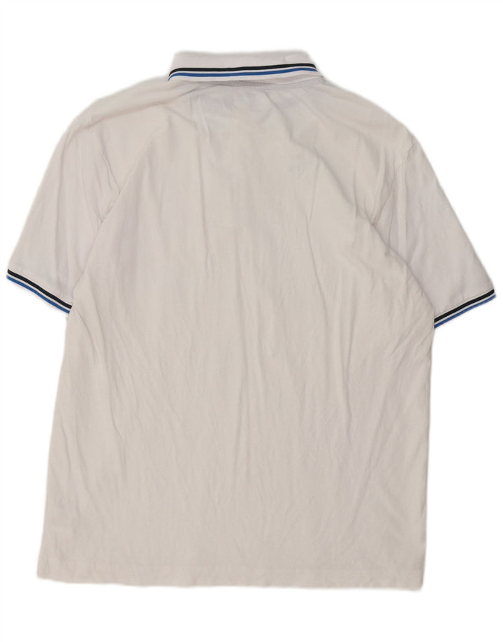 Kappa Polo Hombre 2XL Algodón Blanco