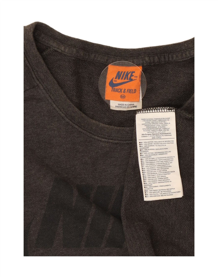 Nike Hombre Sudadera Gráfica Jersey De Algodón Gris Medio