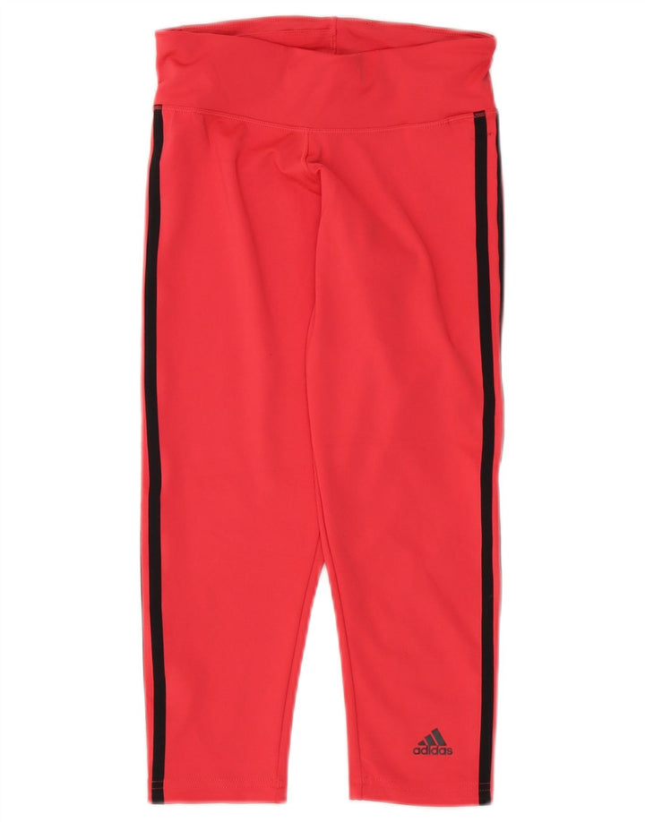 Adidas Leggings Capri para Mujer UK 4/6 XS Rosa Poliéster