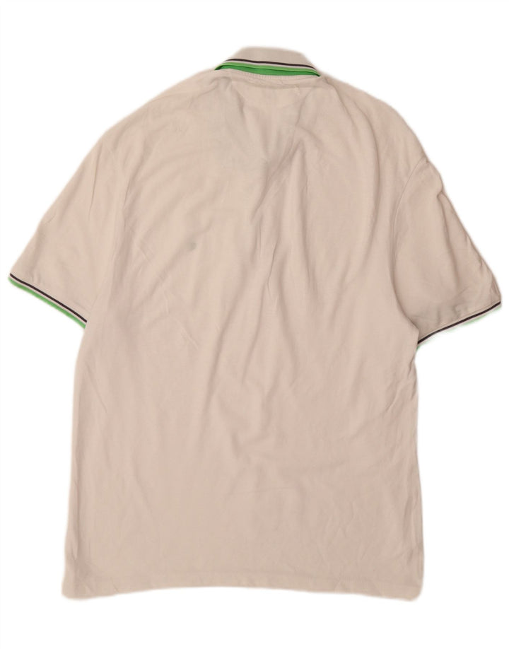 CHAMPION Polo Heritage Fit para hombre XL Blanco