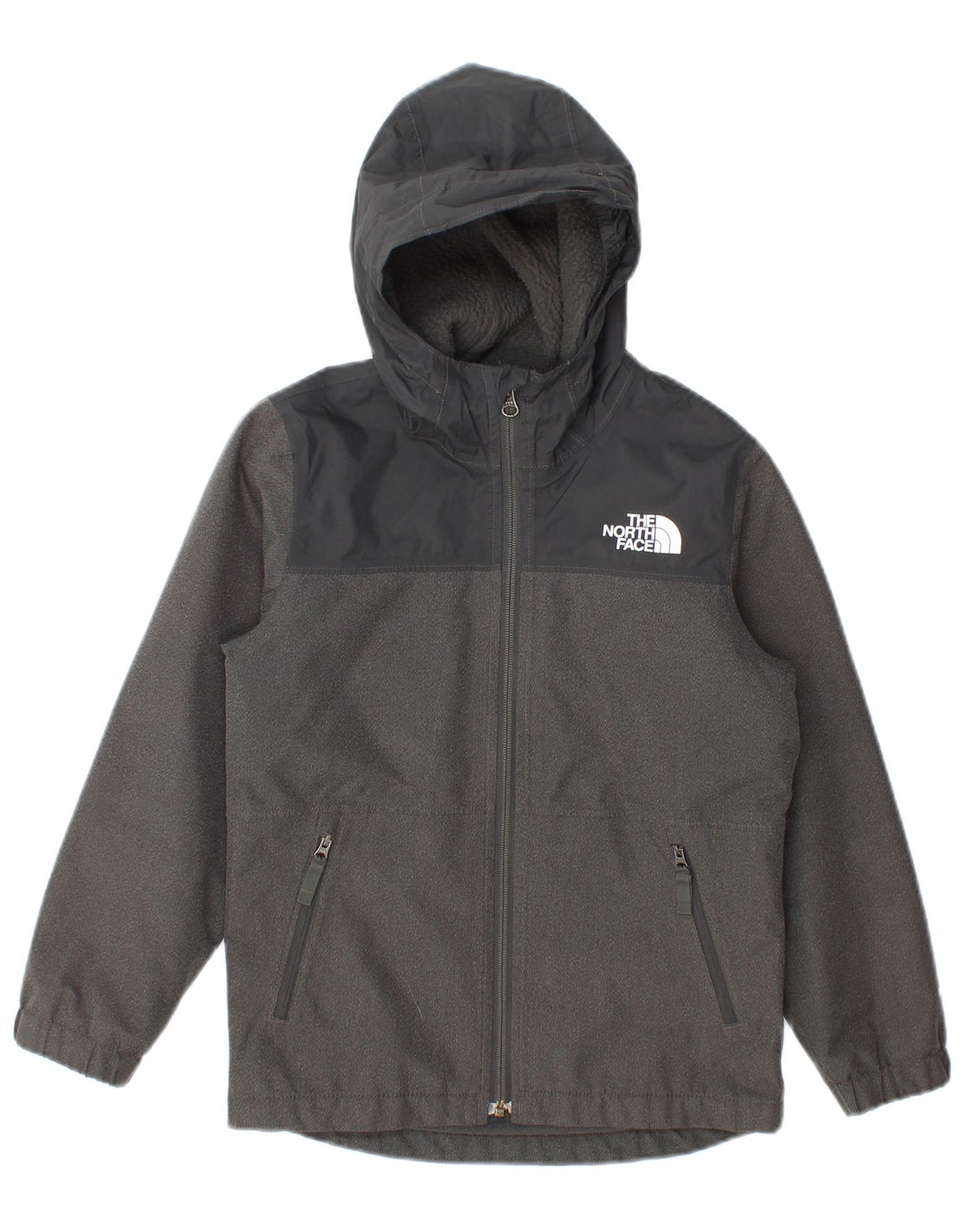 The North Face Chaqueta Cortavientos para Niños 7-8 Años Small Gris Colorblock