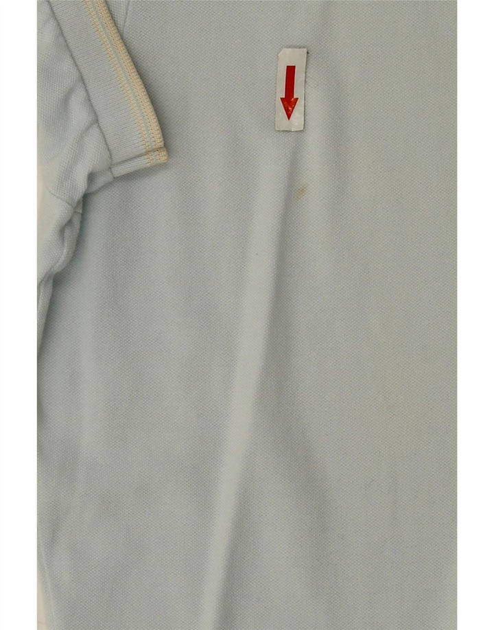 Fred Perry Polo para mujer UK 46 Grande Algodón azul