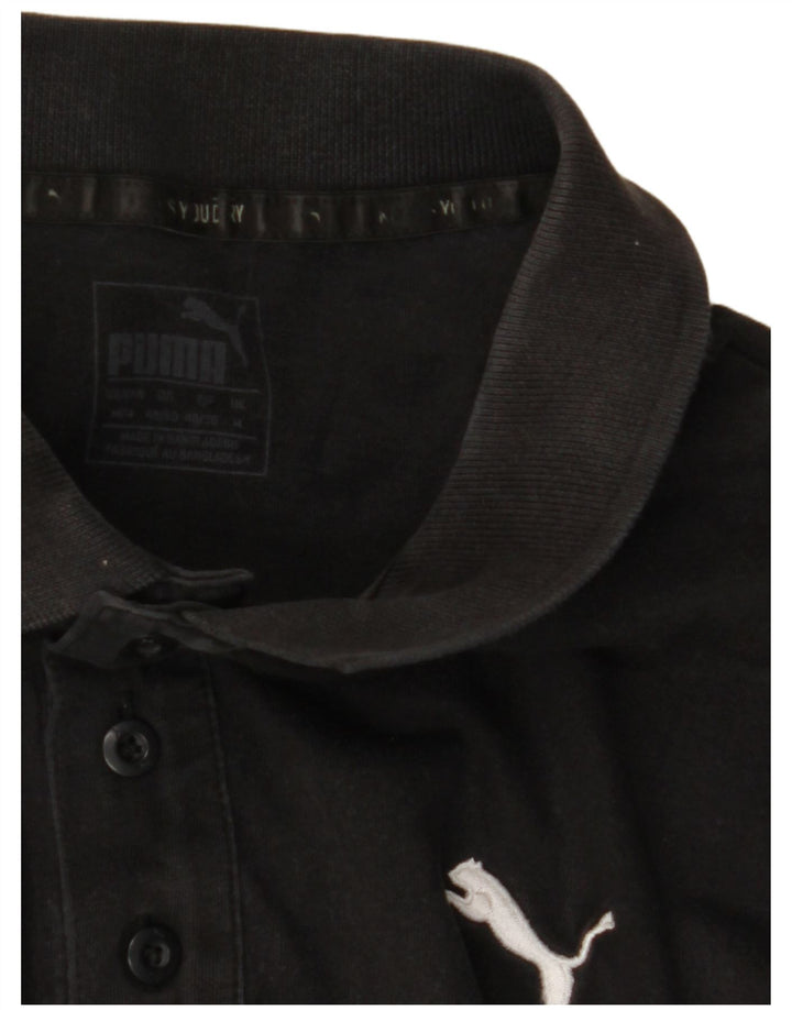 Polo Puma Hombre Negro Mediano