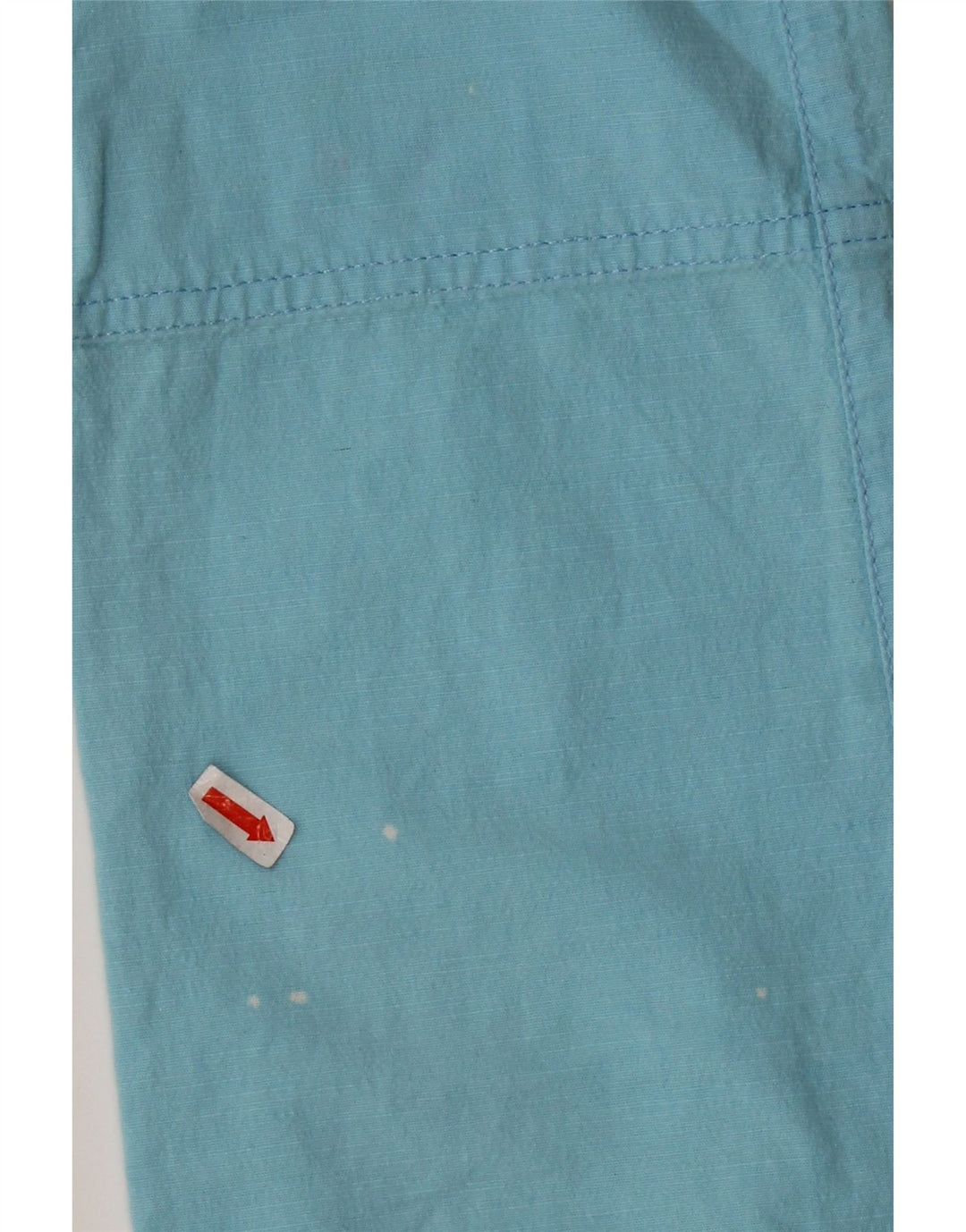 Pantalón Capri Recto Gas Mujer W26 L21 Algodón Turquesa