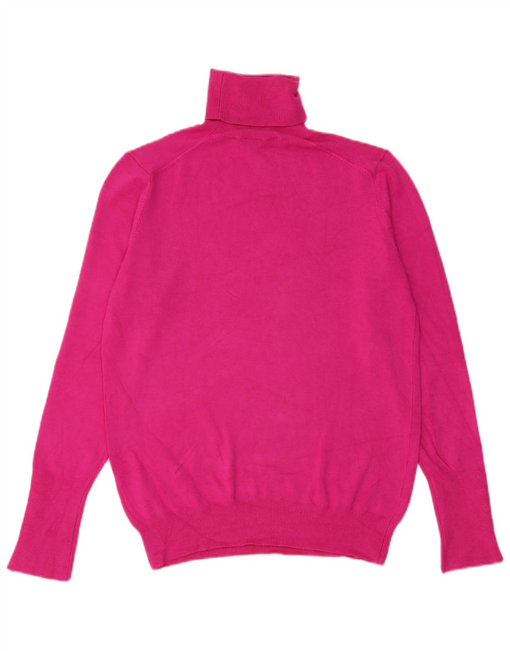 Zara - Jersey con cuello vuelto para mujer, talla 40, color rosa medio
