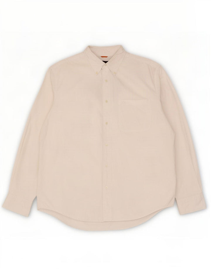 Camisa Timberland Hombre Grande Algodón Blanco