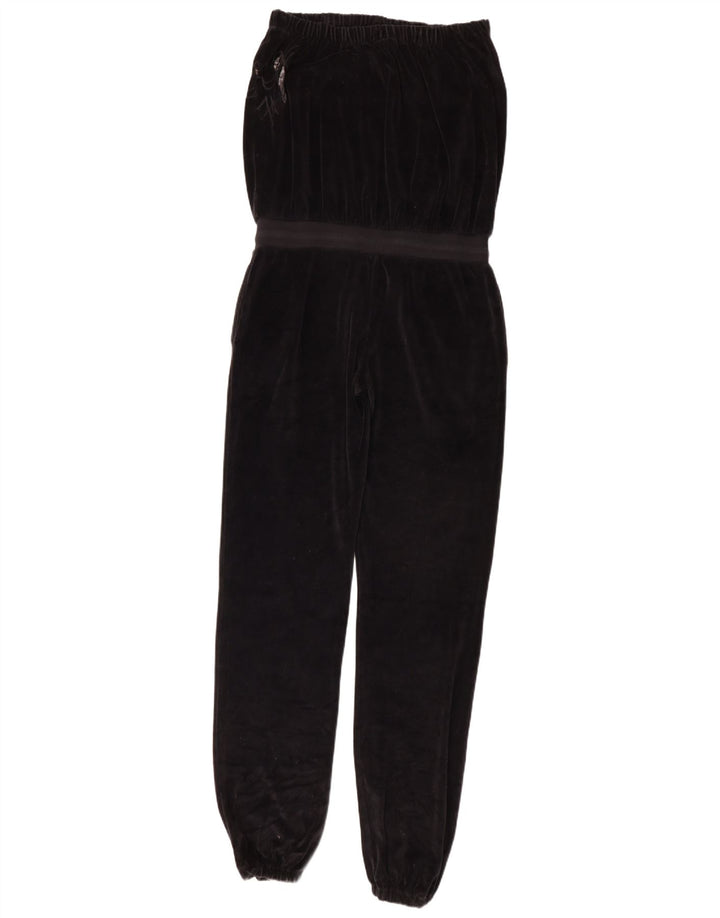 Iceberg Mono De Terciopelo Sin Tirantes Para Mujer IT 44 Algodón Negro Mediano