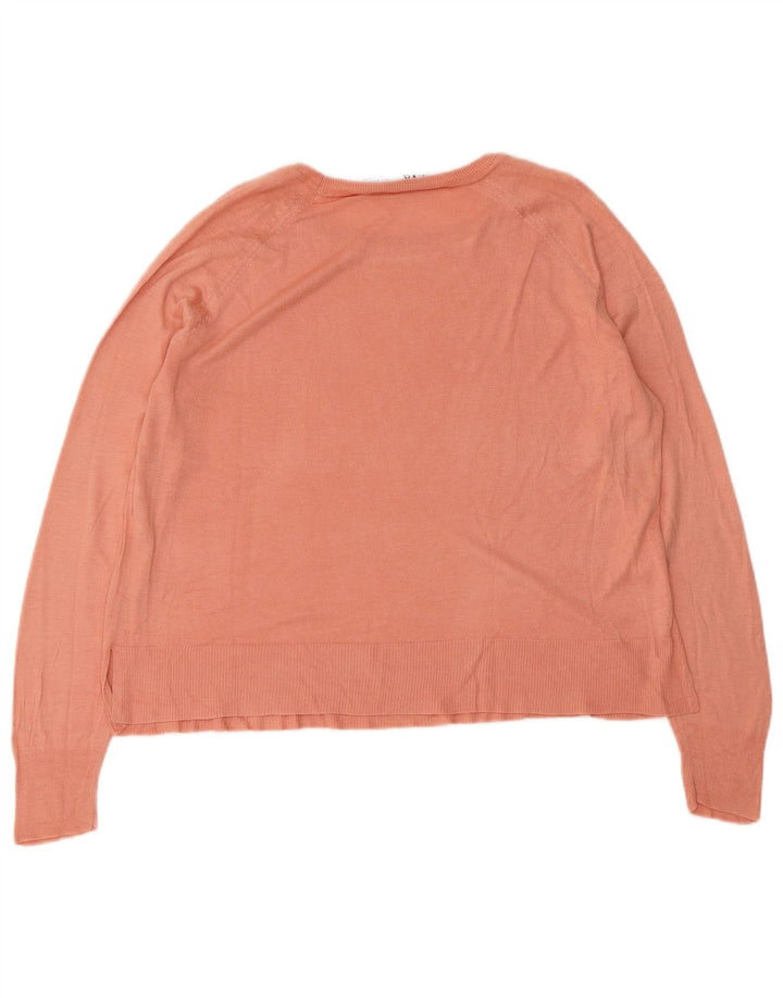 Zara Blusa Extragrande para Mujer Top UK 10 Small Viscosa Rosa