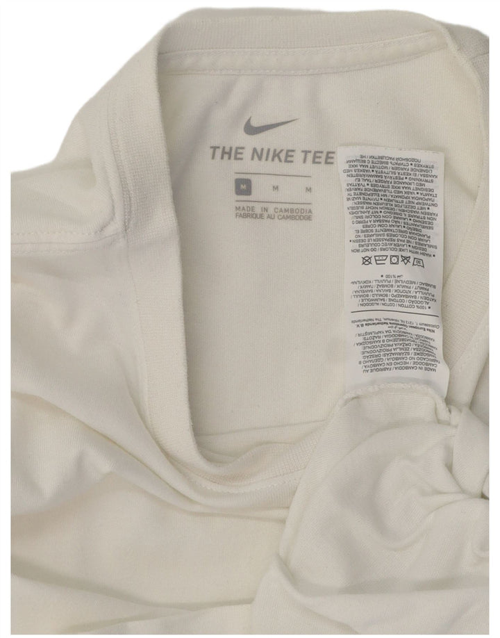 Camiseta Nike Hombre Top Medium Blanco Algodón