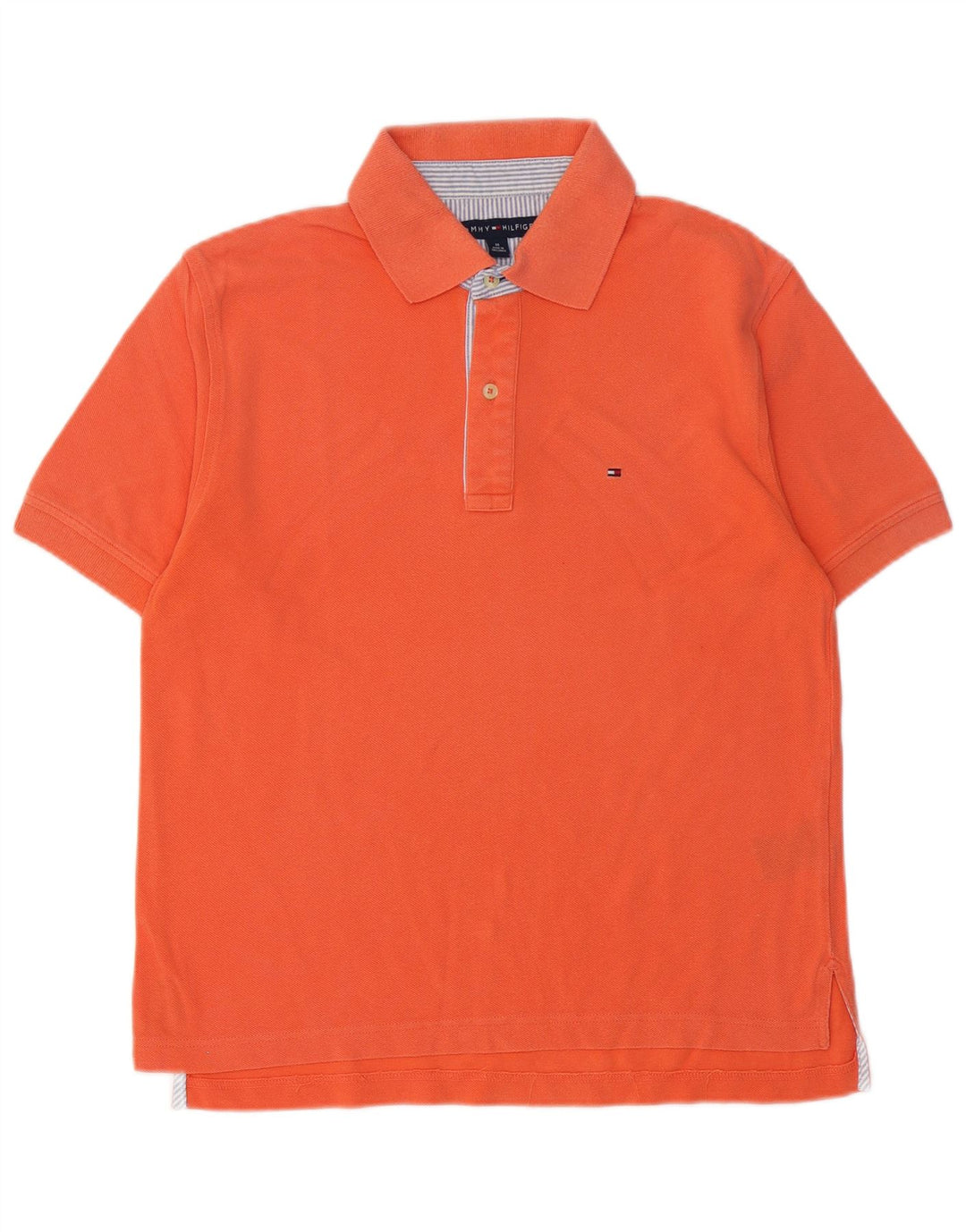 TOMMY HILFIGER Polo para hombre de algodón naranja medio