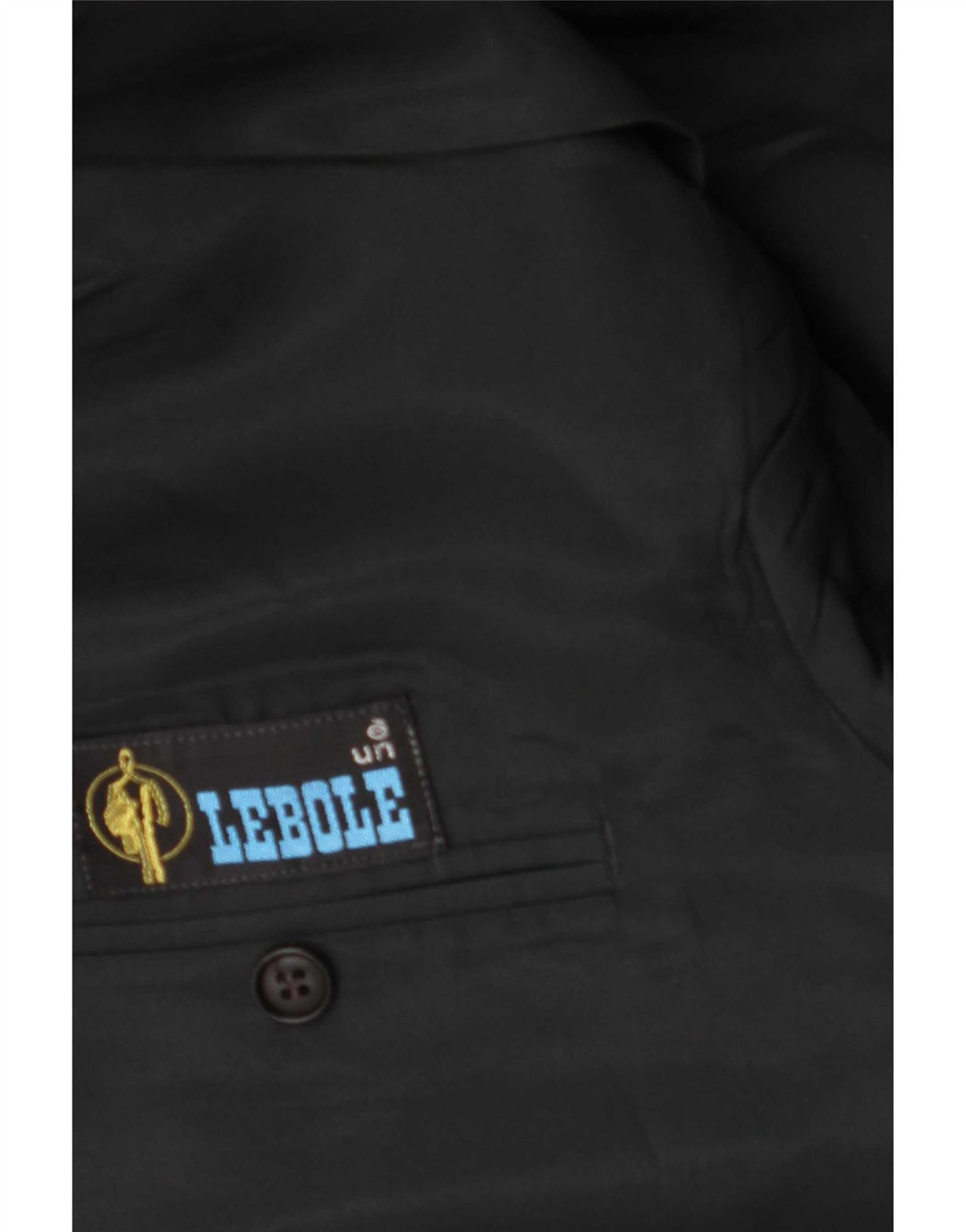Lebole Abrigo para hombre UK 40 Large Black