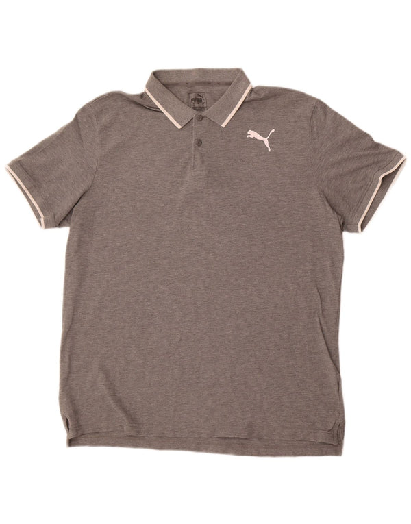 Polo Puma Hombre XL Gris Moteado