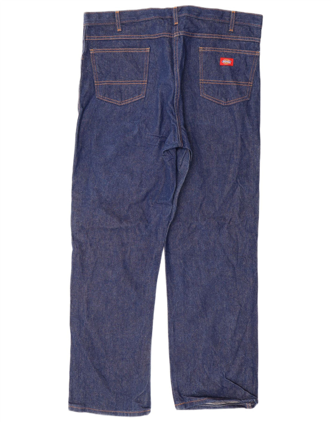 DICKIES Vaqueros rectos de corte regular para hombre W42 L34 Algodón azul