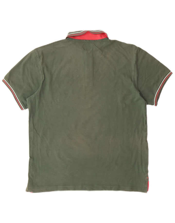 CHAMPION Polo Heritage Fit para hombre 2XL Verde