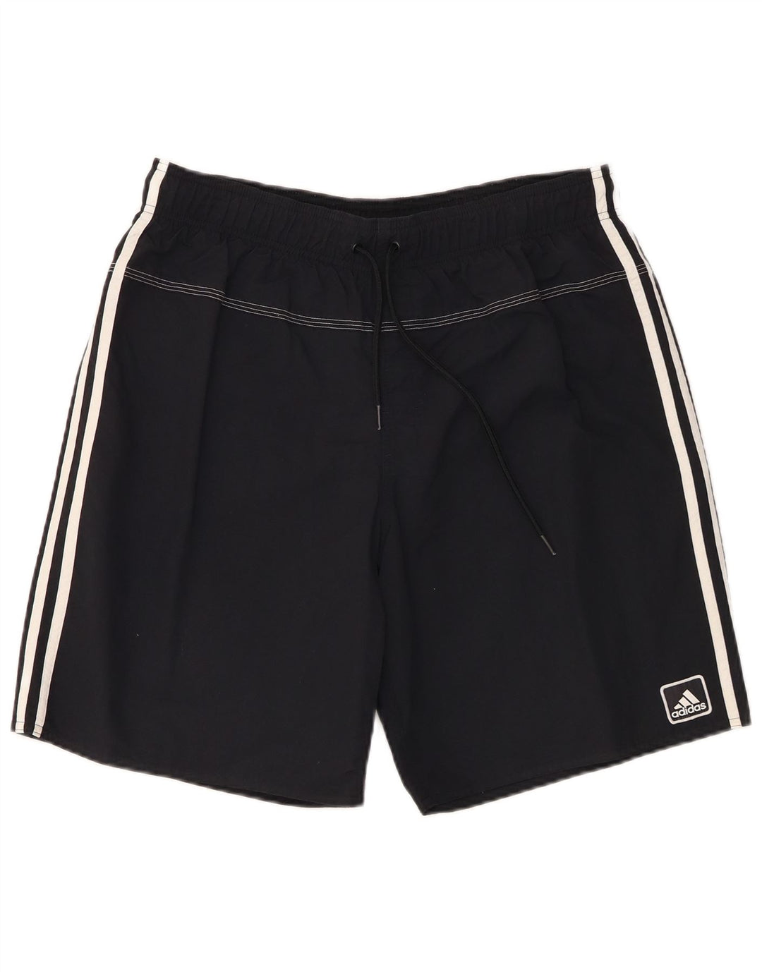 Adidas Hombre Bañador Corto Grande Poliamida Negro